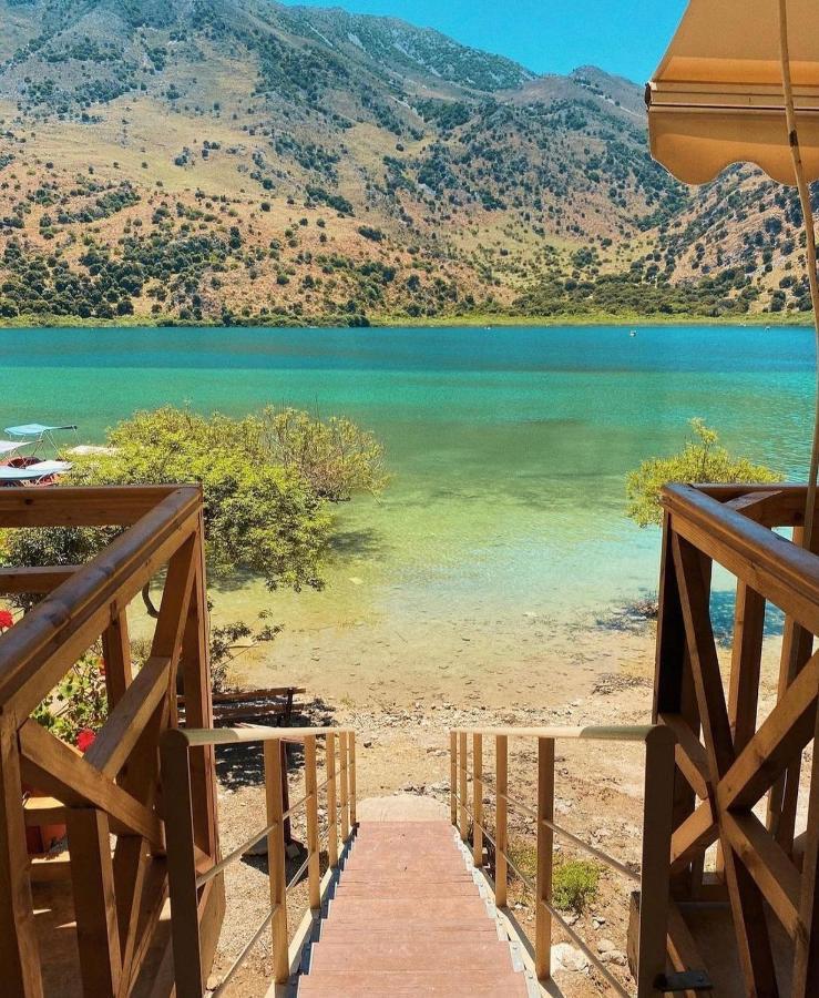 Korissia With Lake View Kournás Exterior photo